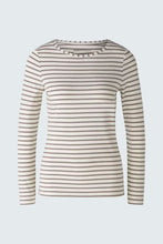 Load image into Gallery viewer, Long Sleeve T-shirt - Green Stripe