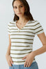 Short Sleeve T-Shirt - Green Stripe