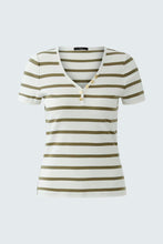 Load image into Gallery viewer, Short Sleeve T-Shirt - Green Stripe