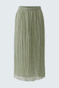 Pleated skirt - seagrass