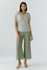 Linen trousers - seagrass