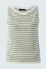 Knitted top - off white green