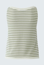 Load image into Gallery viewer, Knitted top - off white green