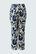 Load image into Gallery viewer, Patterned Trousers - Cream/blue