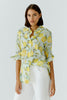 Patterned Shirt - light green yellow
