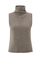 Load image into Gallery viewer, High Neck Sleeveless Sweater