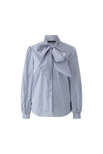 Load image into Gallery viewer, Blue Stripe Blouse-Blue/White