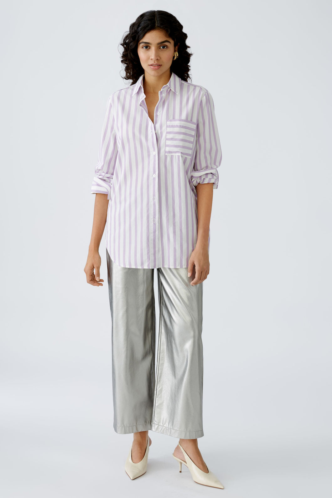 White Violet Shirt