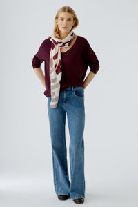 Shawl in Rose Red