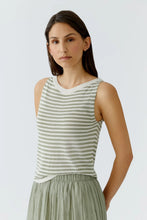 Load image into Gallery viewer, Knitted top - off white green