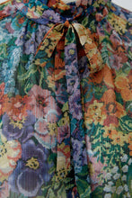 Load image into Gallery viewer, Floral Blouse with detachable Bow