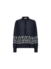 Load image into Gallery viewer, MMSilca Lino Shirt - Salute Navy