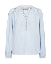 Load image into Gallery viewer, MM Tazzin Twill Blouse - Skyway