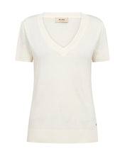 Load image into Gallery viewer, Sink V-Neck T-shirt Ecru