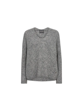 Load image into Gallery viewer, MMThora V-Neck Jumper - Grey Melange