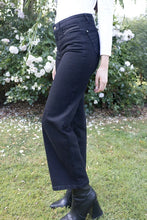 Load image into Gallery viewer, Napoli Wide Leg Denim Trouser - Black
