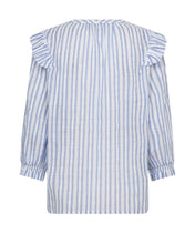 Load image into Gallery viewer, Debby Stripe Shirt - Brunnera Blue
