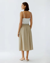 Load image into Gallery viewer, Midi skirt - biscuit