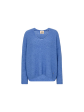 Load image into Gallery viewer, Thora V-Neck Jumper - Ultramine