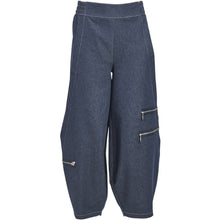 Load image into Gallery viewer, Stretch Denim Zip Trousers - Blue