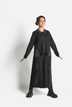 Load image into Gallery viewer, Print Tab Detail Trousers - Plain Black