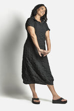 Load image into Gallery viewer, My Soul Checks Bubble Dress with hood- Black