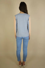 Load image into Gallery viewer, Fangio V Neck Multi Striped Knit