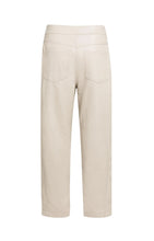 Load image into Gallery viewer, Faux leather carrot fit trousers - Pure Cashmere Grey