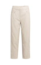 Load image into Gallery viewer, Faux leather carrot fit trousers - Pure Cashmere Grey