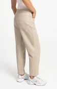 Load image into Gallery viewer, Faux leather carrot fit trousers - Pure Cashmere Grey