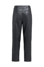 Load image into Gallery viewer, Faux Leather Trouser - Hole Black