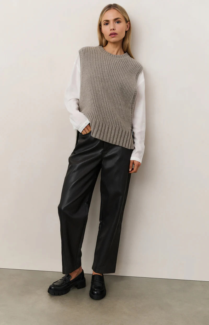 Faux Leather Trouser