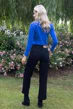 Load image into Gallery viewer, Frye Wide Leg Denim Trouser  - Black