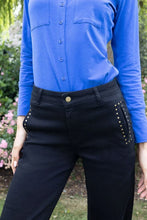 Load image into Gallery viewer, Frye Wide Leg Denim Trouser  - Black