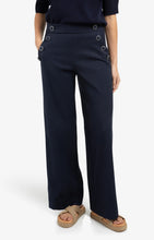 Load image into Gallery viewer, High waist trousers with decorative buttons - Blue