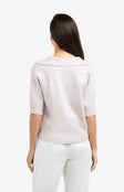 Load image into Gallery viewer, Knitted sweater with collar - Gray Lilac