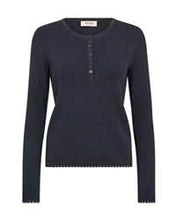 Load image into Gallery viewer, MM Aliz Caliz Plain Knit - Salute Navy