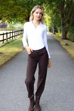 Load image into Gallery viewer, Napoli Wide Leg Denim Trouser - Brown