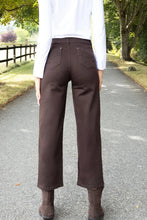 Load image into Gallery viewer, Napoli Wide Leg Denim Trouser - Brown