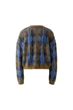 Load image into Gallery viewer, Oui Check Pattern Jumper - Brown Blue