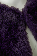 Load image into Gallery viewer, Oui Knitted Faux Fur Gilet - Purple