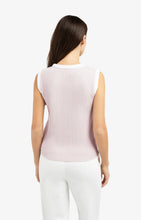 Load image into Gallery viewer, Sleeveless ribbed sweater - Gray Lilac