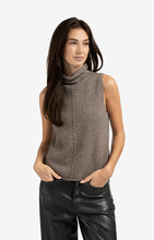 Load image into Gallery viewer, High Neck Sleeveless Sweater