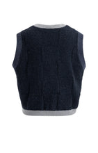 Load image into Gallery viewer, Soft knitted spencer with contrast trims