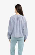 Load image into Gallery viewer, Striped blouse - Blue/White
