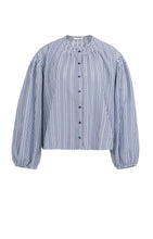 Load image into Gallery viewer, Striped blouse - Blue/White