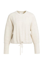 Load image into Gallery viewer, Sweater with batwing sleeves - Off White Melange