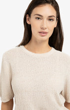 Load image into Gallery viewer, Textured knitted sweater - Dessert beige