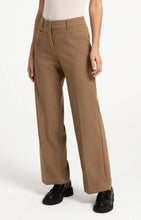 Load image into Gallery viewer, Woven trousers with straight legs - Otter Brown Melange