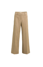 Load image into Gallery viewer, Woven trousers with straight legs - Otter Brown Melange